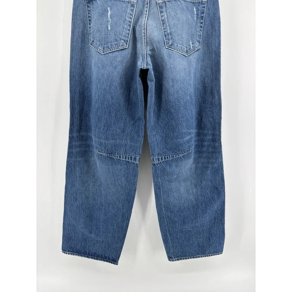 NWOT AMO Sandra Baggy Jeans Sz 25 (Meas 28) Barrel Wide Leg Cottagecore MSRP 318 - Picture 10 of 16